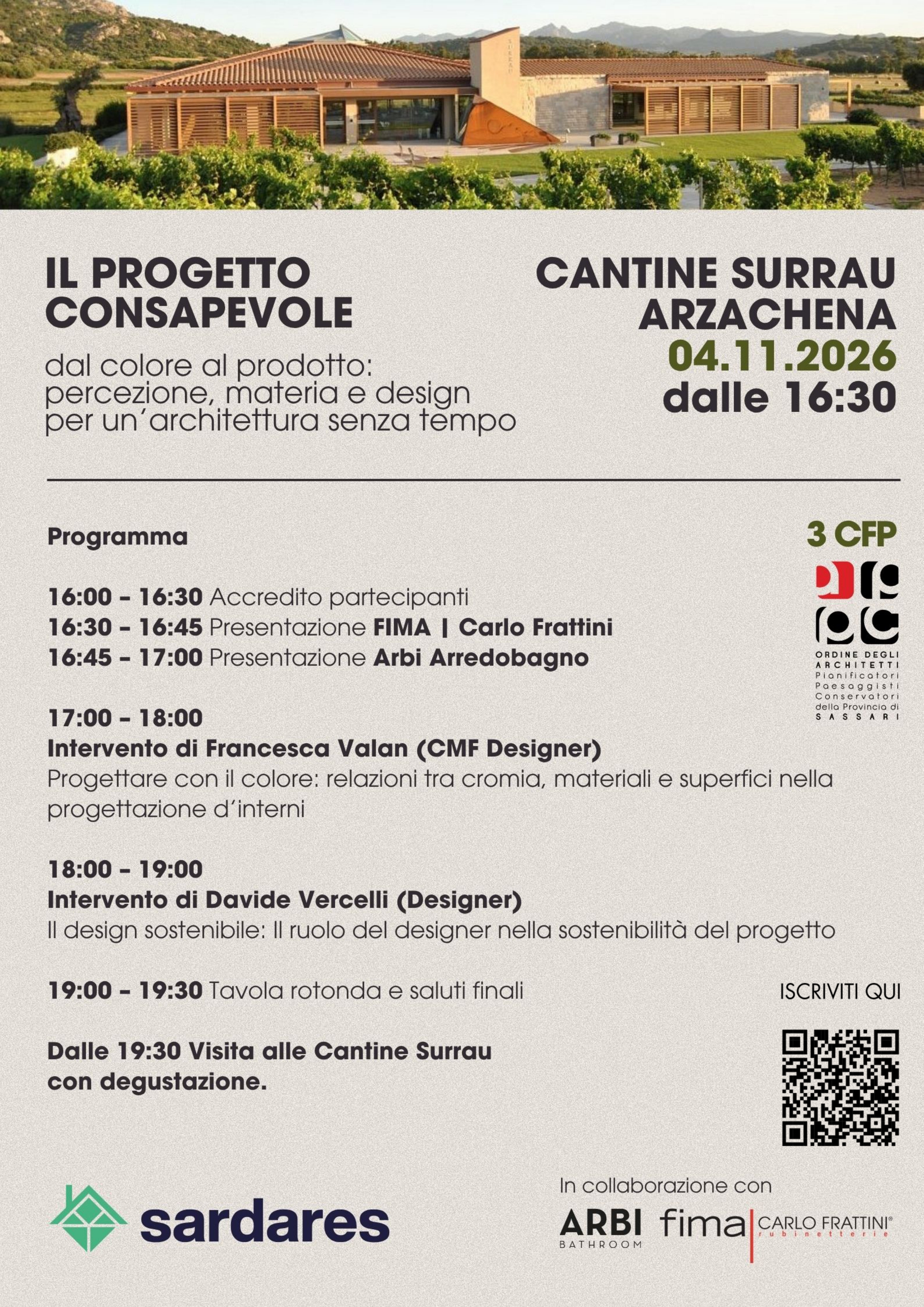 Il progetto consapevole. Dal colore al prodotto: percezione, materia e design per un’architettura senza tempo.